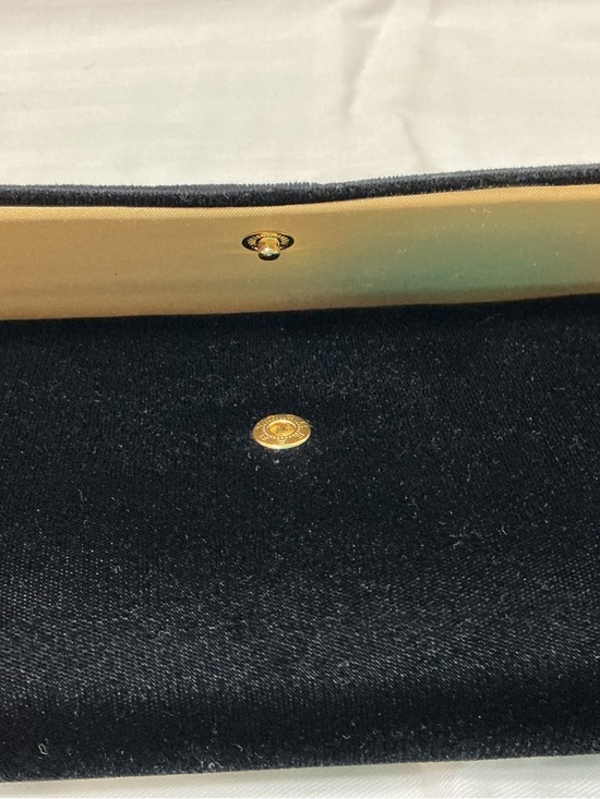 Victoria’s Secret Black Velvet Clutch with Heart Accent - Picture 5 of 5